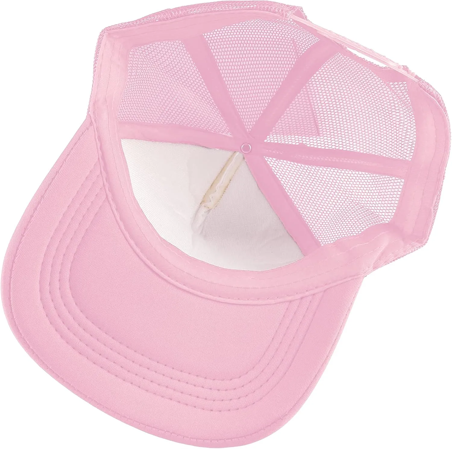12 Pack Sublimation Blanks Hats,Customized Polyester Mesh Cap with Adjustable Snapback Strap for DIY Baseball Cap