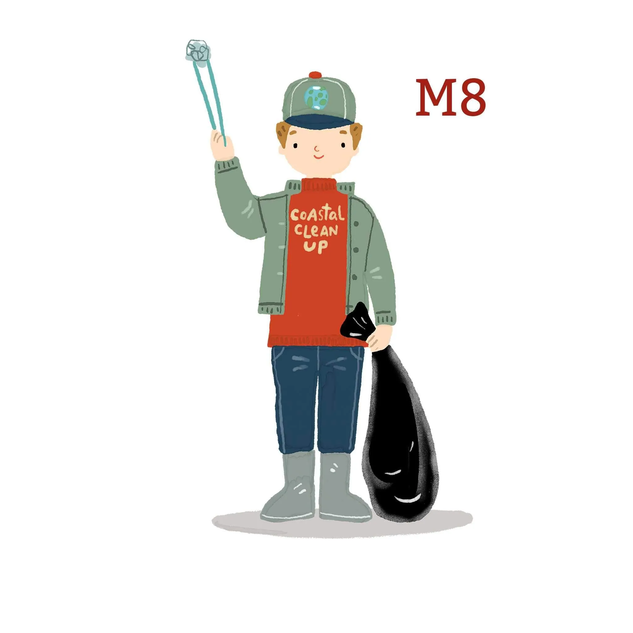 2025 Characters Personalized Desk Calendar