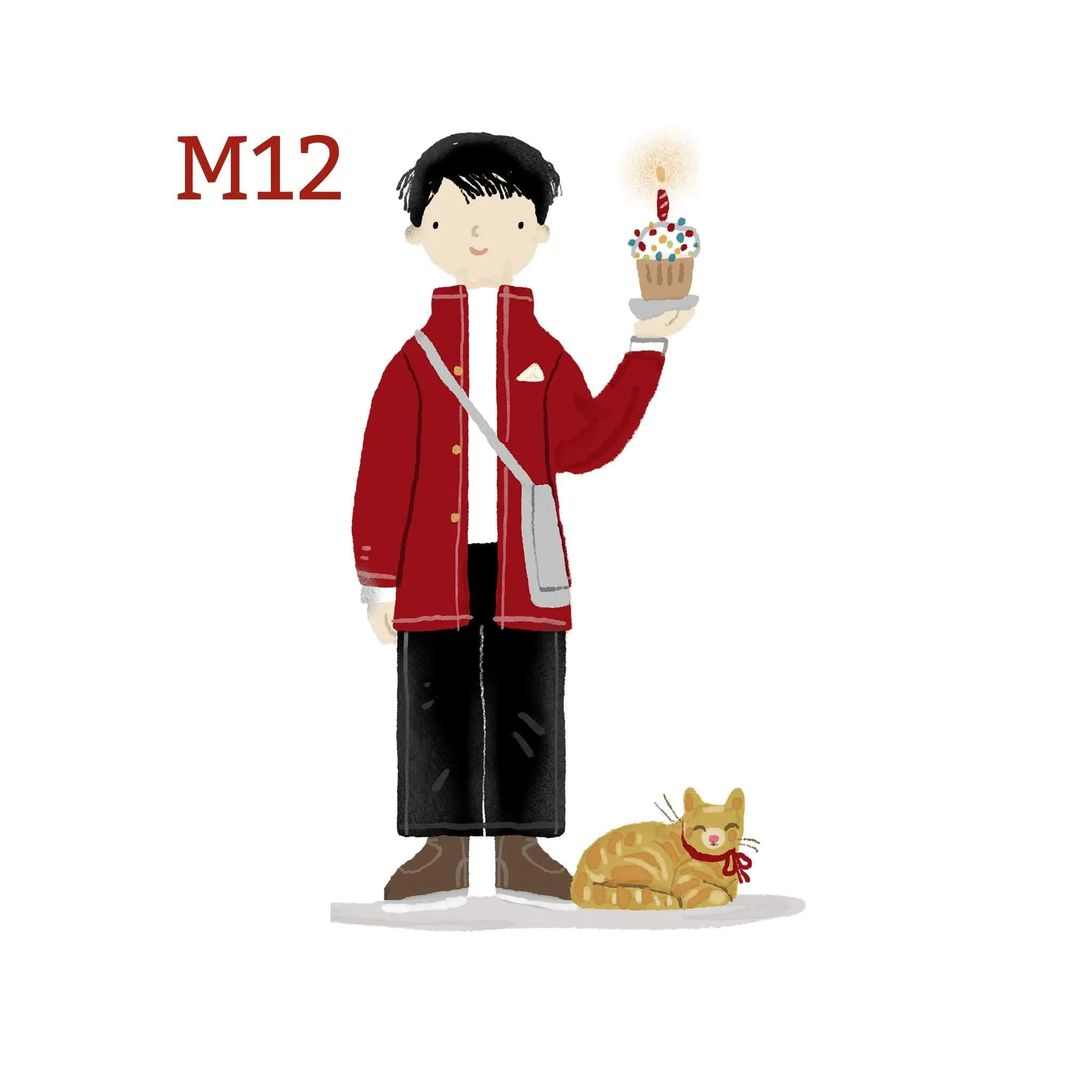 2025 Characters Personalized Desk Calendar