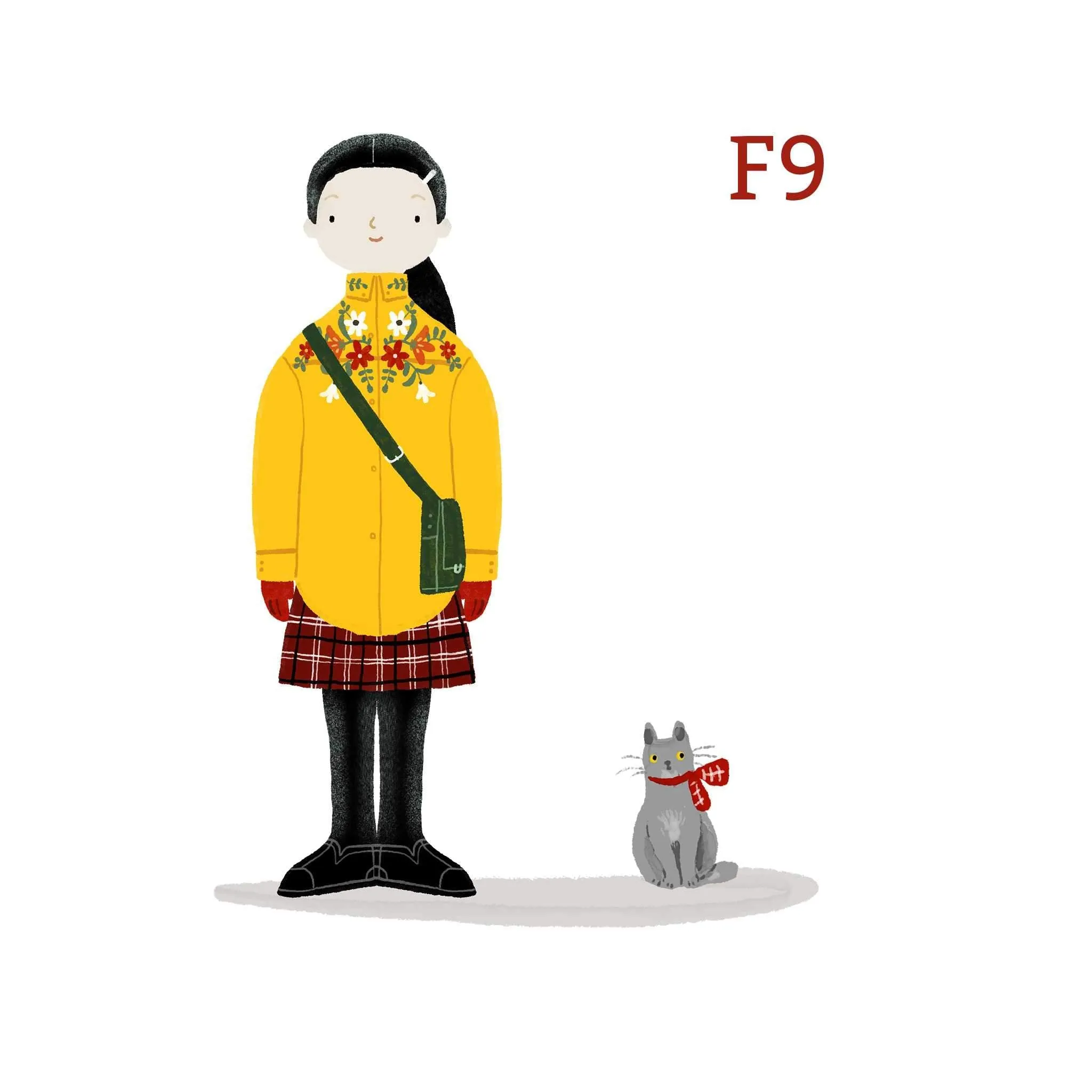 2025 Characters Personalized Desk Calendar
