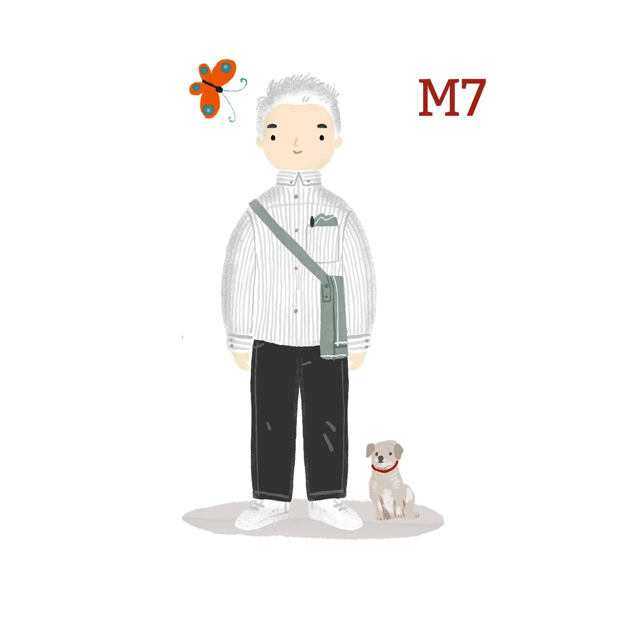 2025 Characters Personalized Desk Calendar