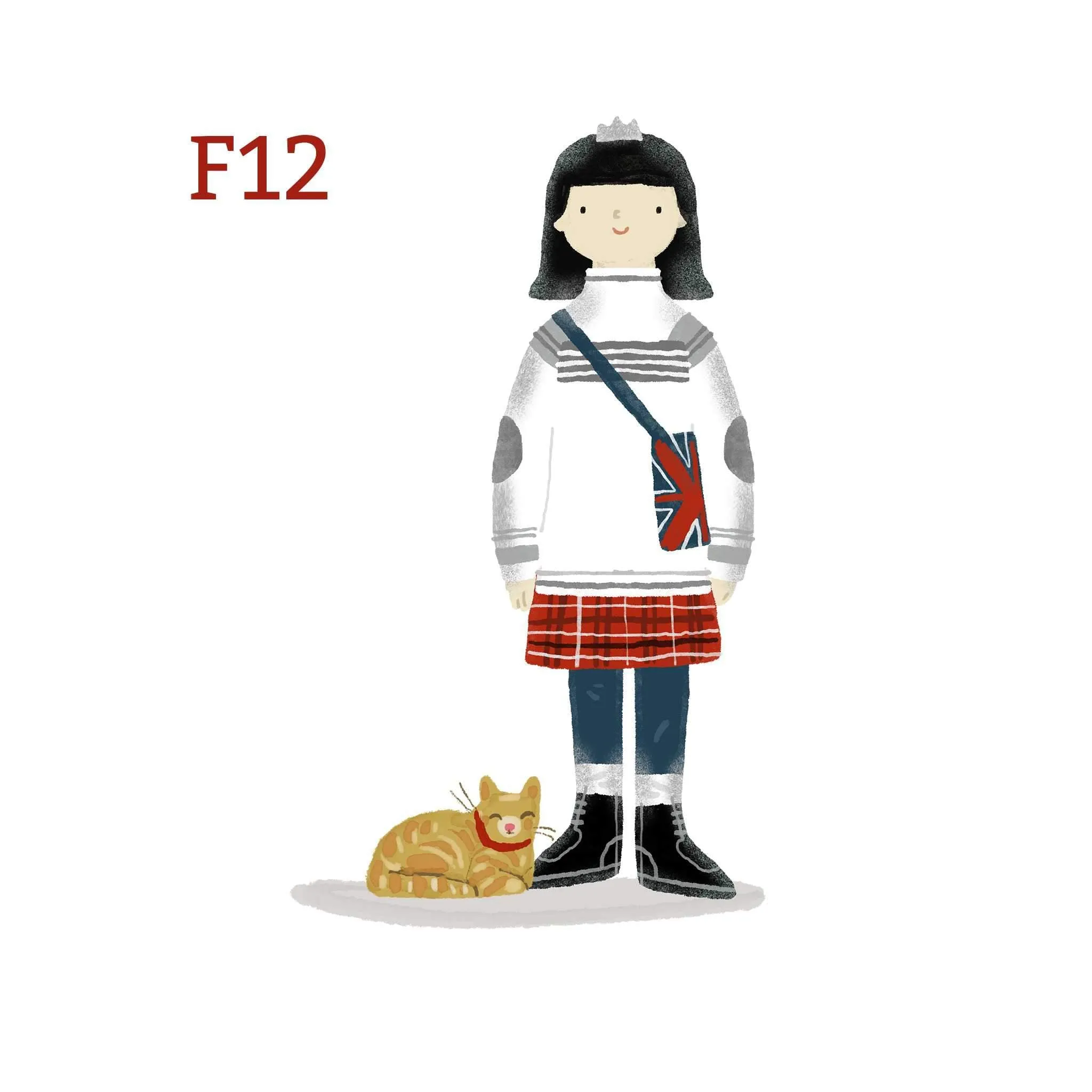 2025 Characters Personalized Desk Calendar