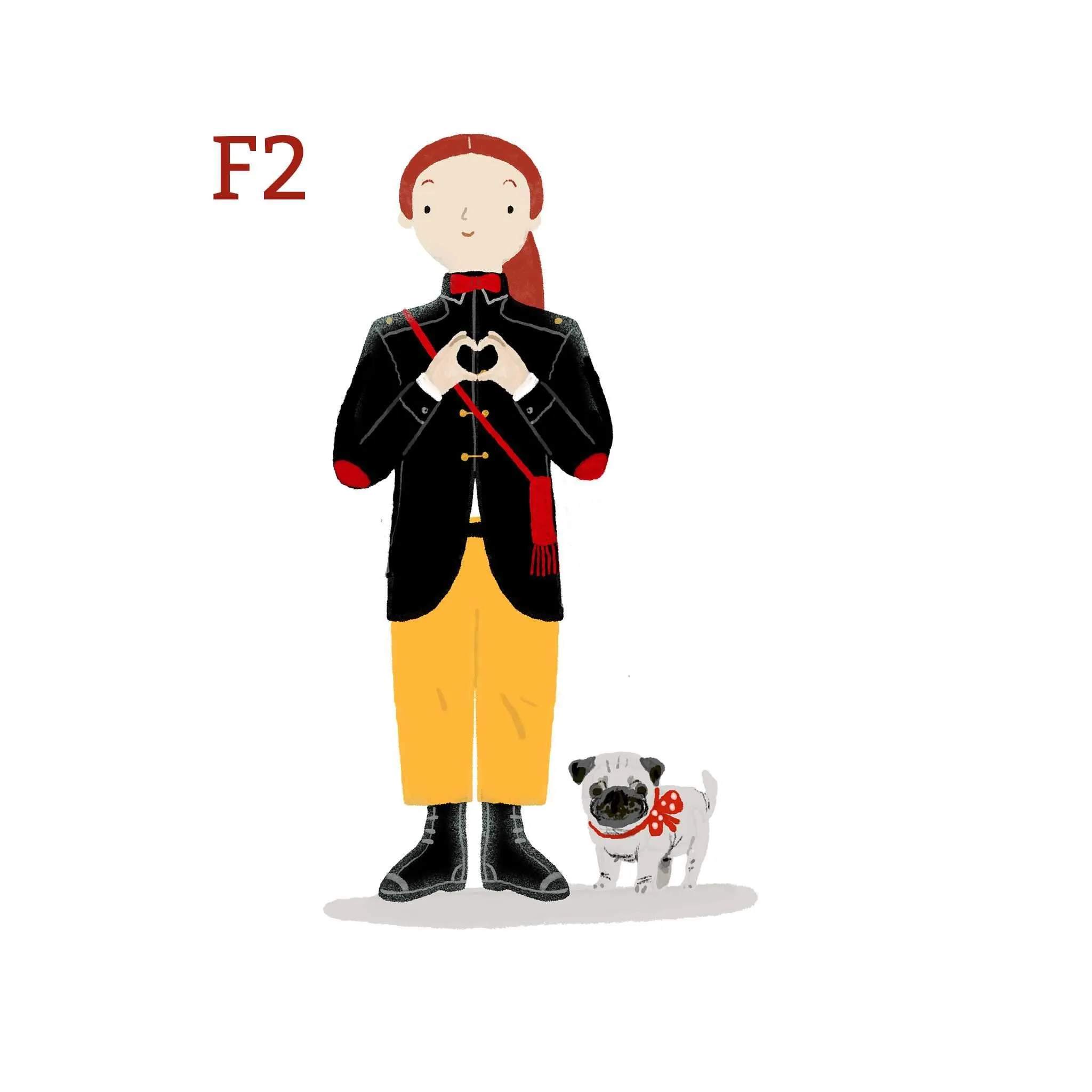 2025 Characters Personalized Desk Calendar