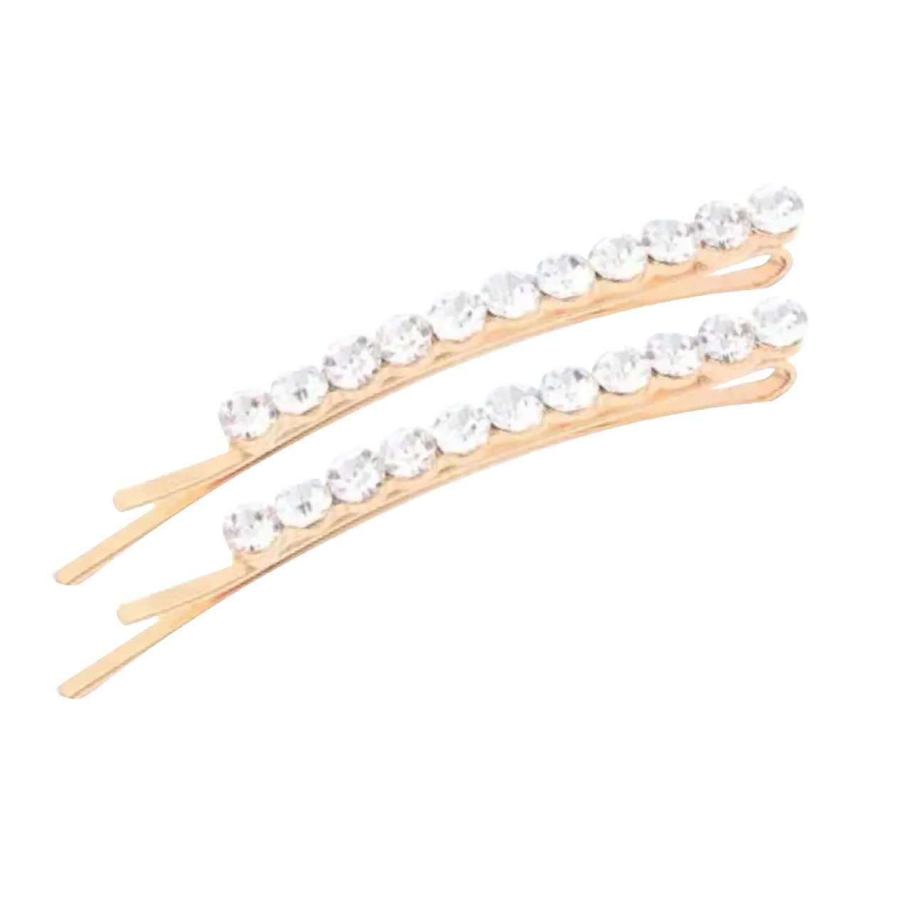 'Ana' Gold Diamanté Duo Grips