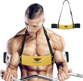 Arm Blaster for Biceps & Triceps Dumbbells & Barbells Curls Muscle Builder Bicep Isolator for Big Arms Bodybuilding & Weight Lifting Support for Strength & Muscle Gains by Be Smart