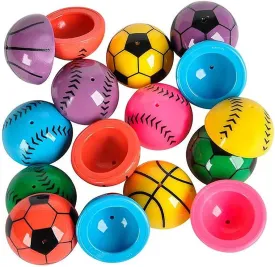 ArtCreativity 1.25 Inch Vinyl Sport Ball Poppers - Pack of 24 - Assorted Colors - Awesome Pop Up Toy-Ideal Impulse Item - Great Small Game Prize, Party Favor and Gift Idea for Boys & Girls Ages 3 