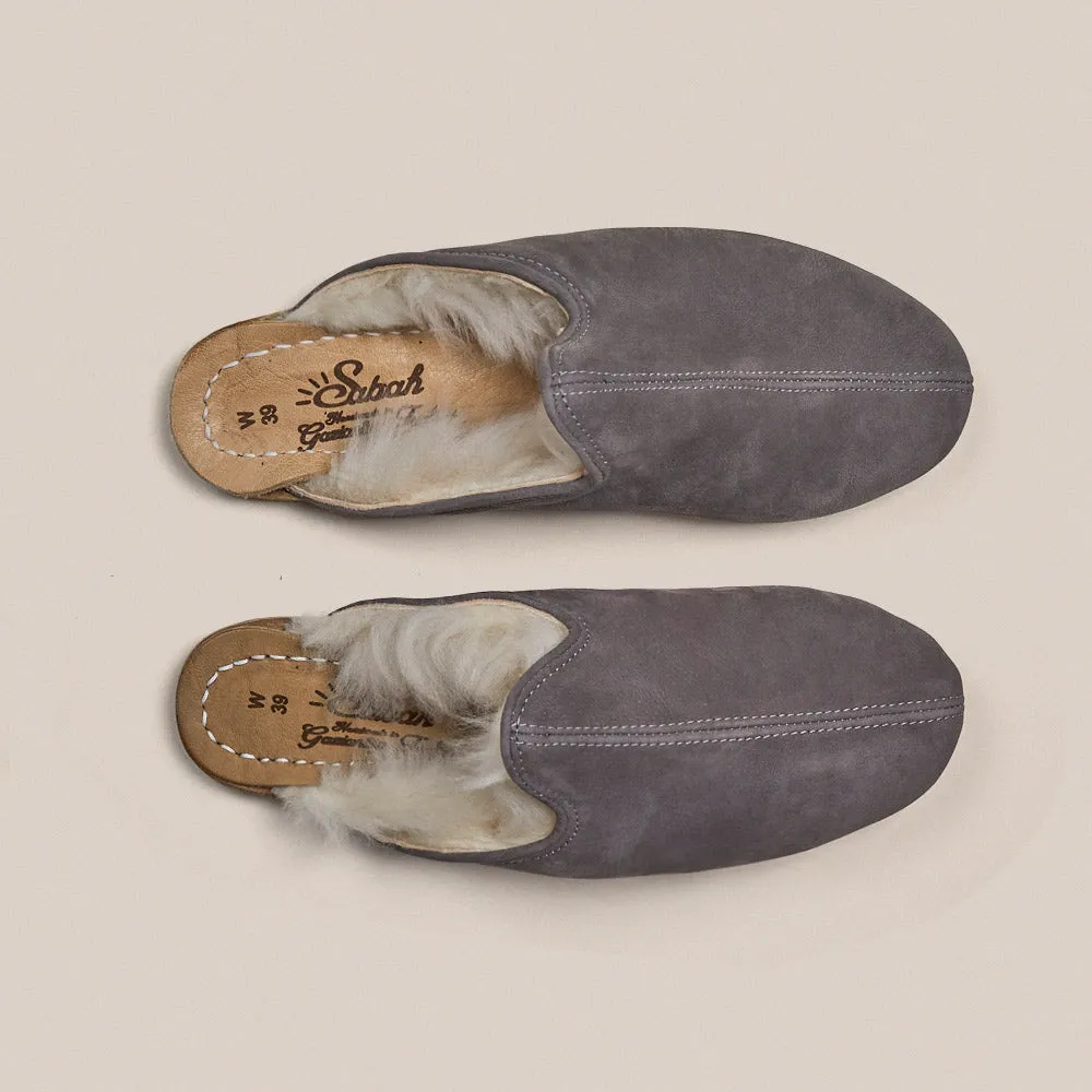 Ashmore Grey Shearling Baba (Womens)