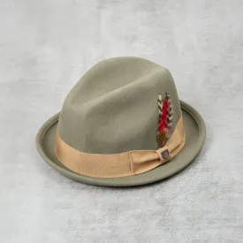 Brixton Gain Fedora - Olive Surplus / Sand