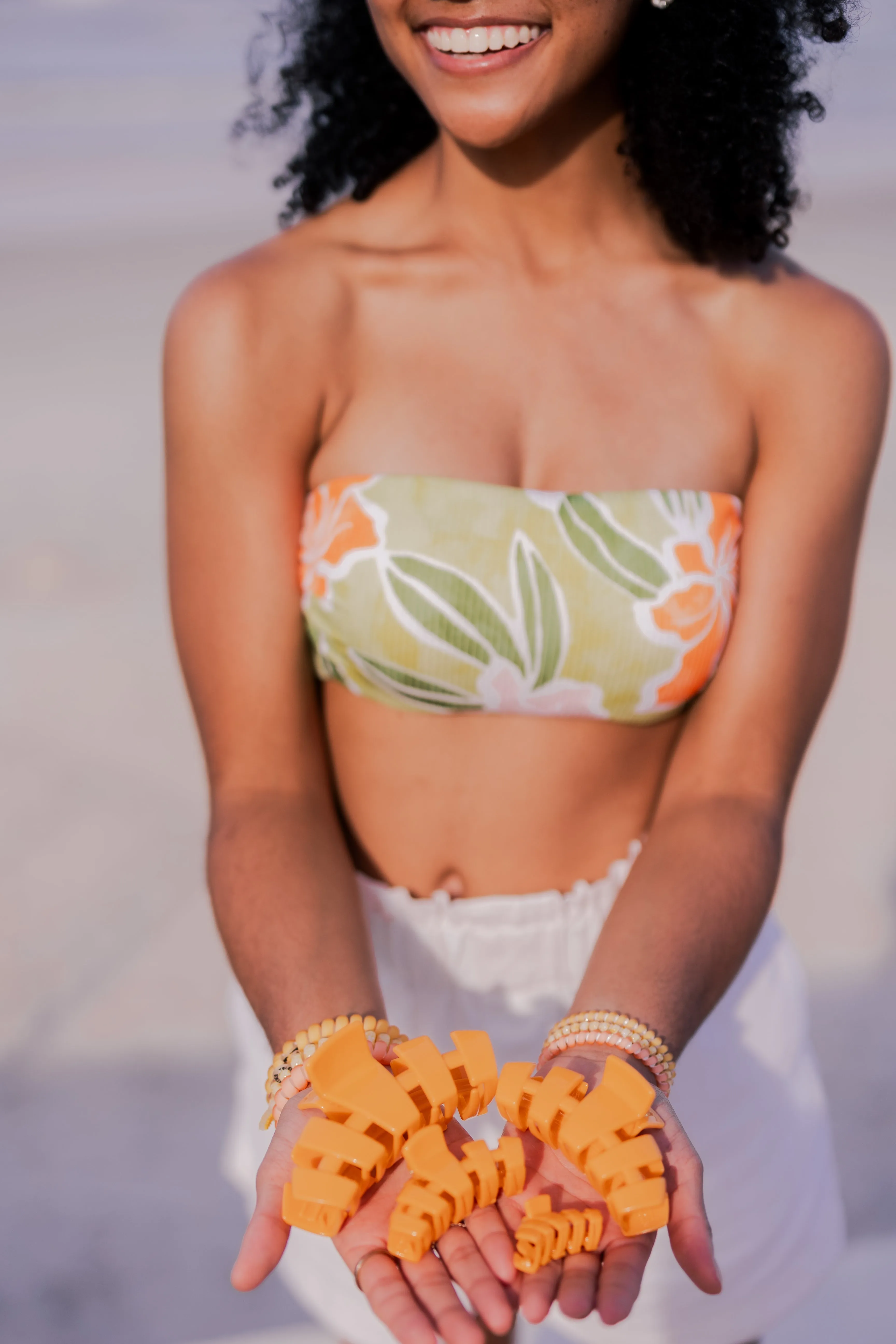 Classic Mango for it! Large Hair Clip