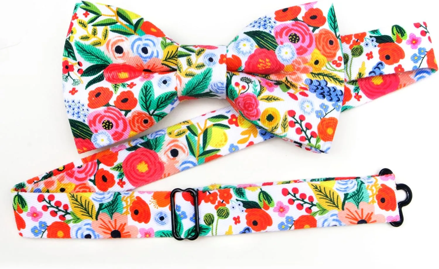 Colorful Fun Pattern Pre-Tied Bow Tie Mens Floral Space Adjustable Bowtie