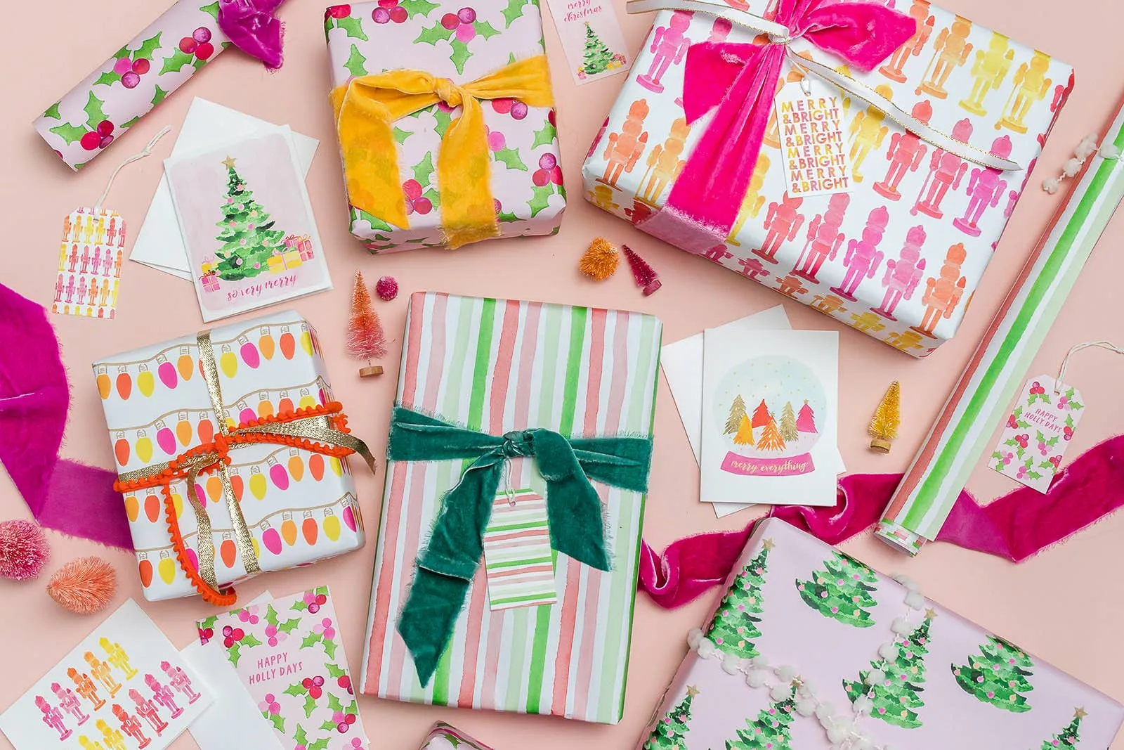 Colorful Nutcrackers Gift Wrap