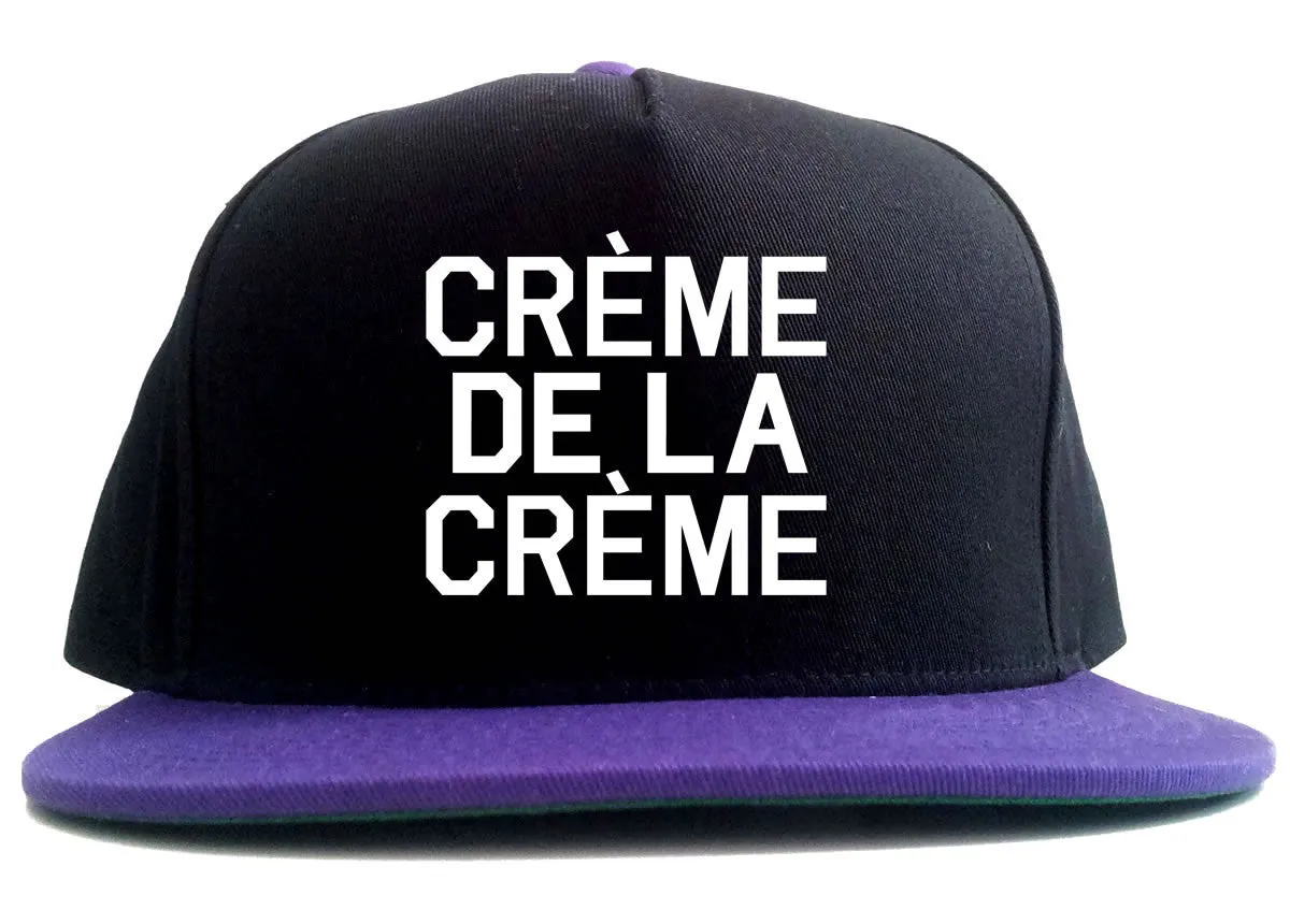 Creme De La Creme 2 Tone Snapback Hat