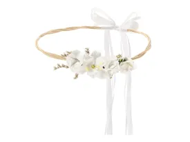 Flower crown White 18cm