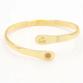 Gold Wave Bracelets, Surfers Bracelets, Ocean Bracelets,  Engraved Best wave of your life's out there Bracelets
