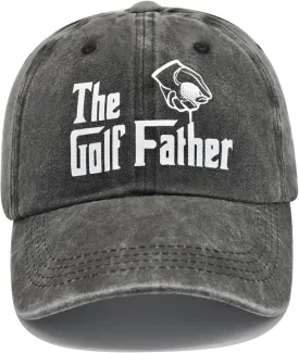 Golf Gifts for Men - Funny Hats, Adjustable Embroidered Baseball Cap