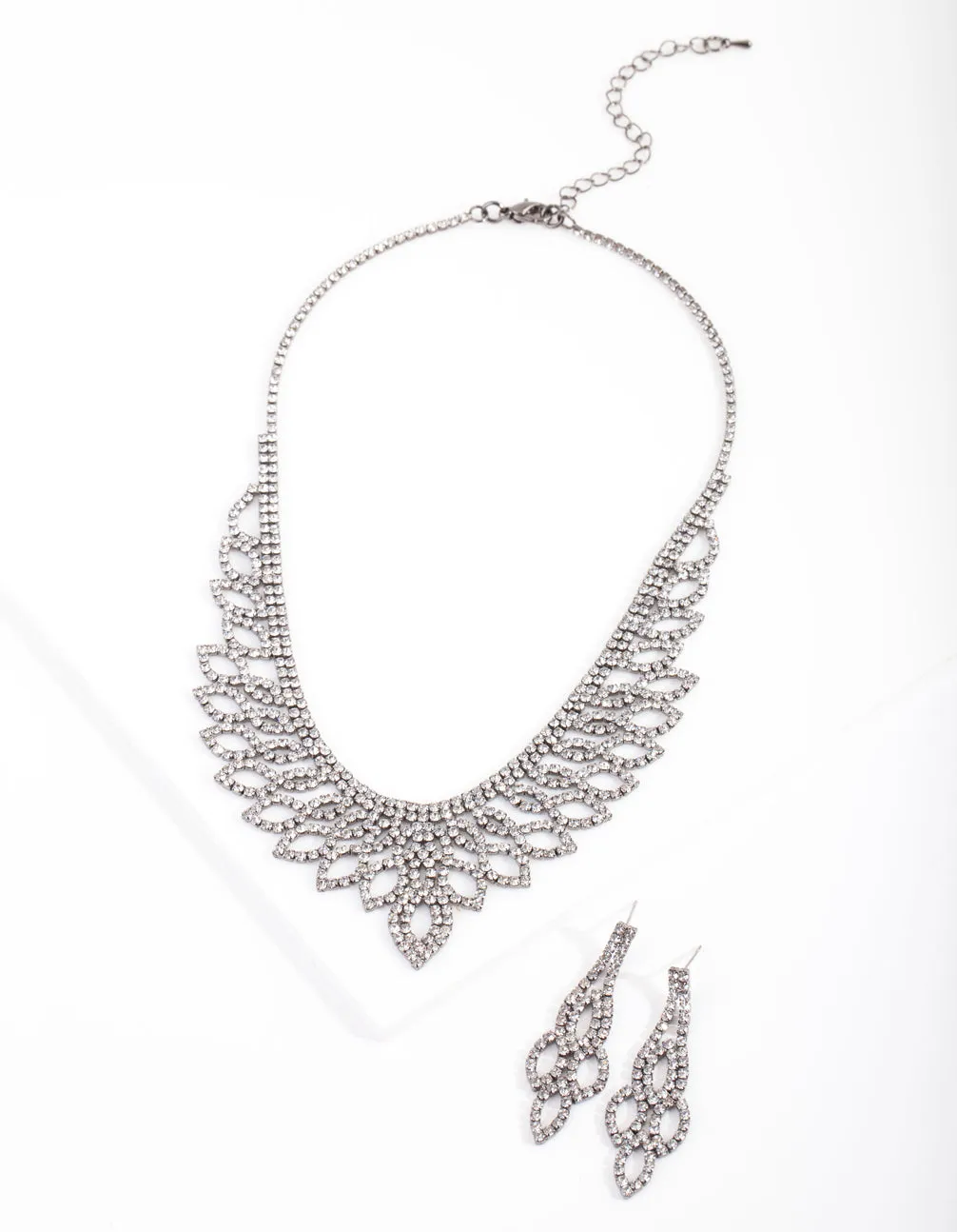Gunmetal Decorative Cupchain Set