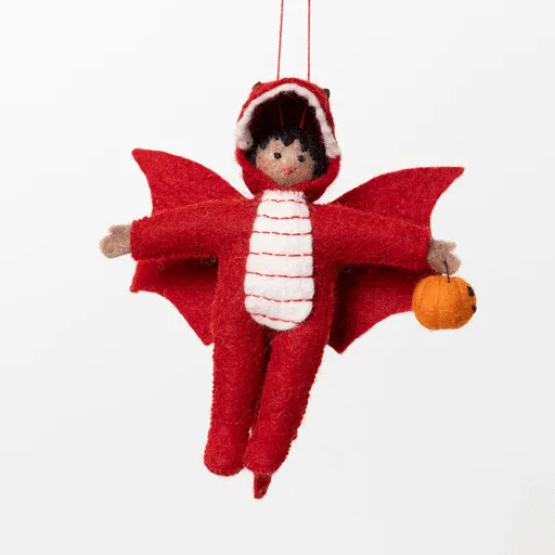 Little Halloween Dragon Ornament