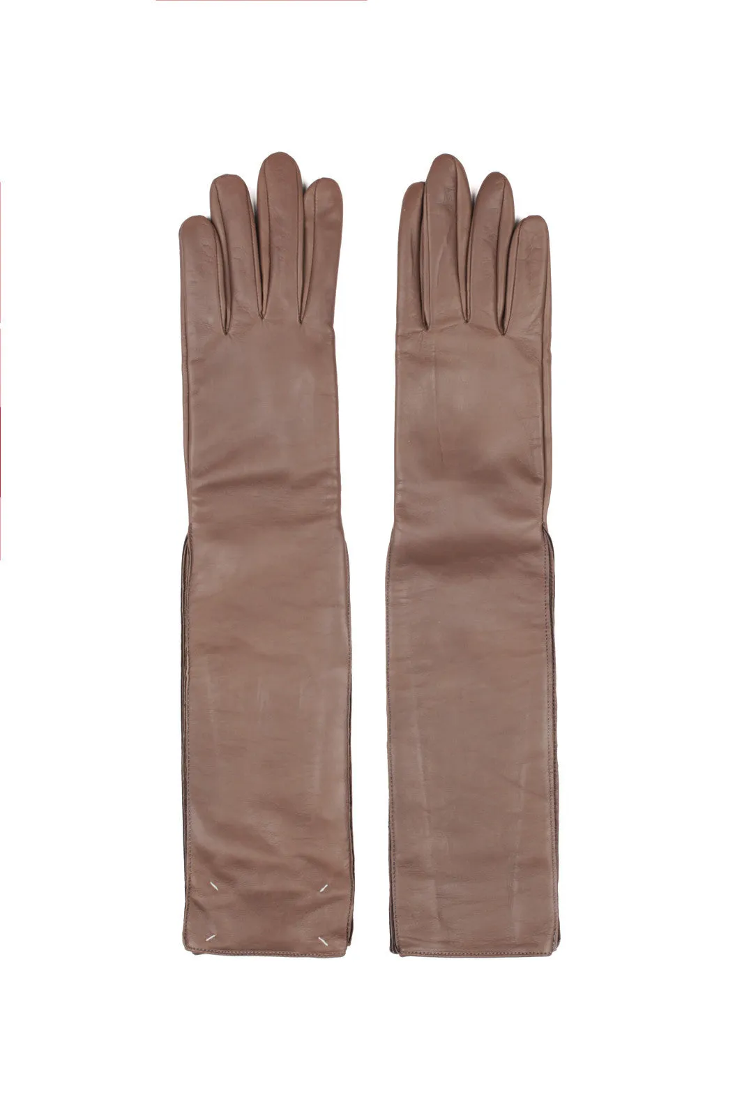 Long Leather Gloves
