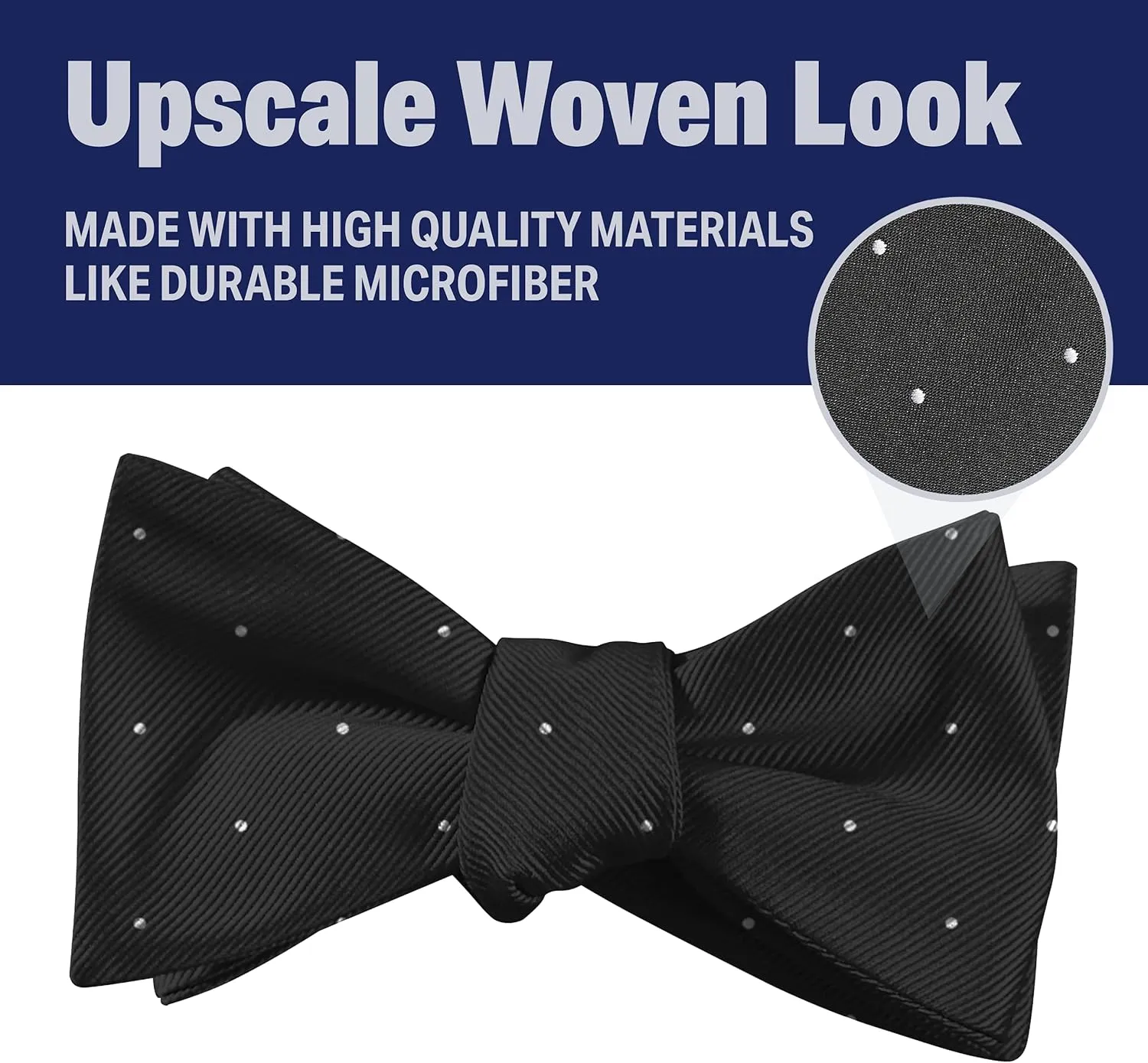 LUTHER PIKE SEATTLE Self Tie Bow Ties for Men  Classic Untied Mens Bowties in Solid Colors and Stripes