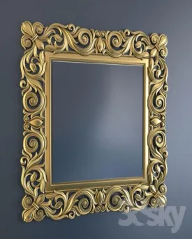 Luxurious Classic Gold Leaf Mirror - Angie's India Mirrors