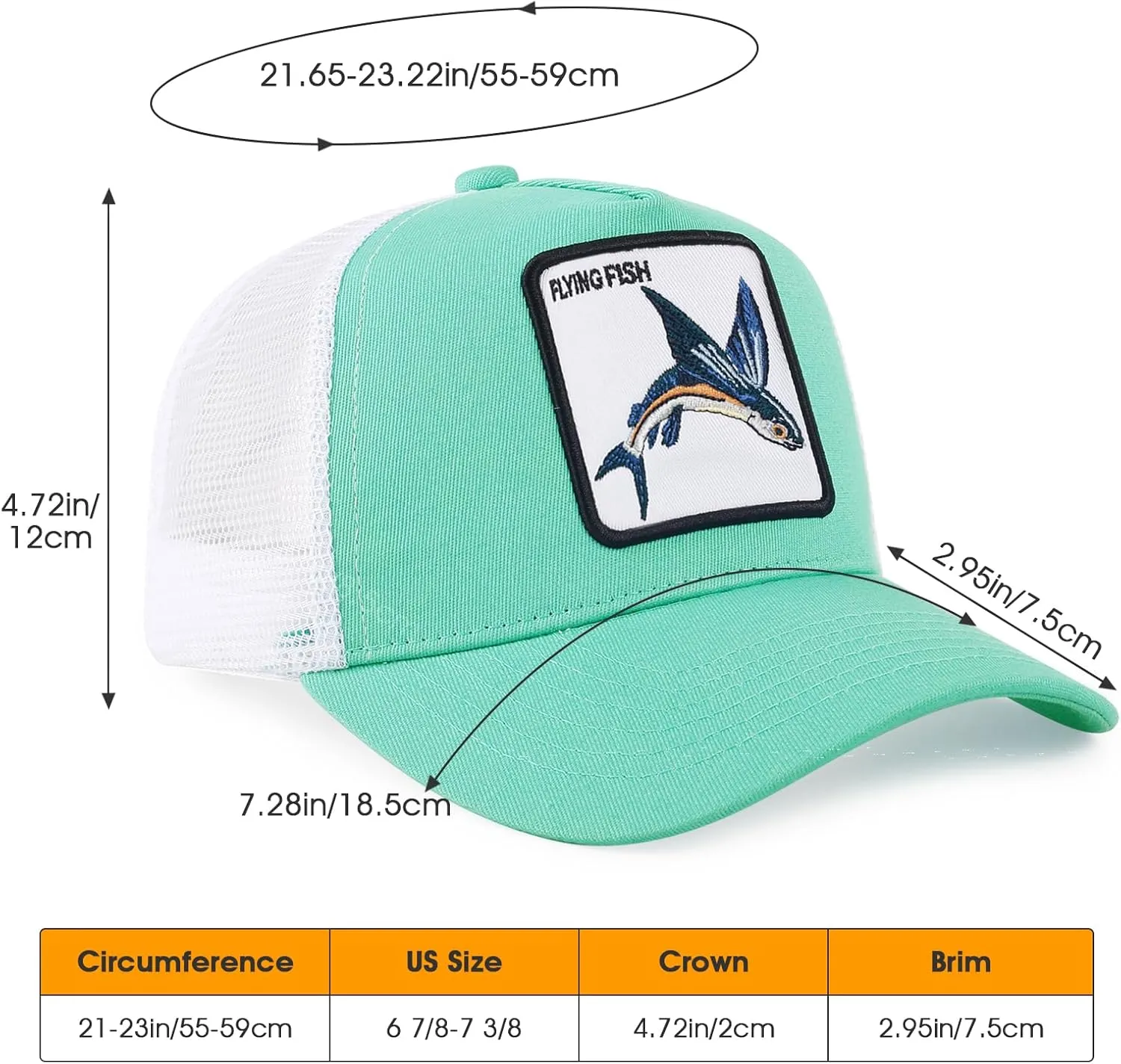 Mens Trucker Hats Mesh Snapback Animal Baseball Hats Unisex Running Sport Cap for Women Men