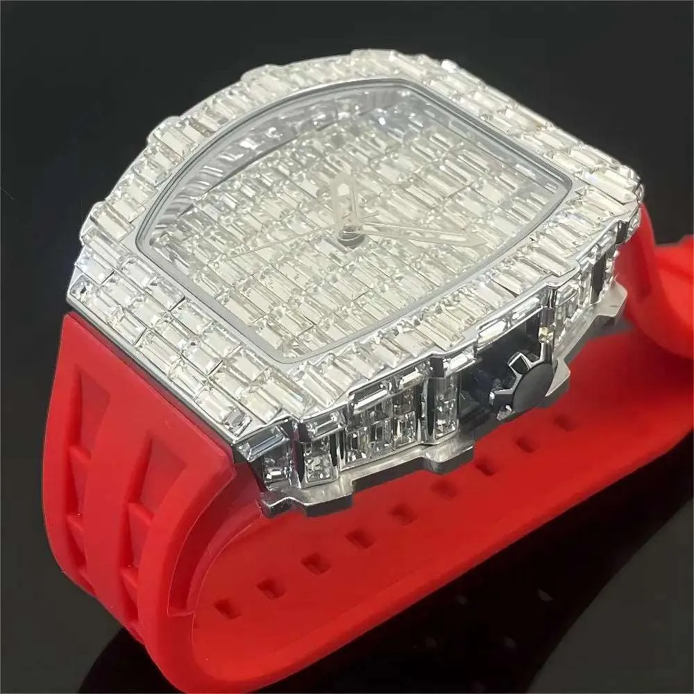 MISSFOX Tonneau Quartz Watch with Decorative Bezel