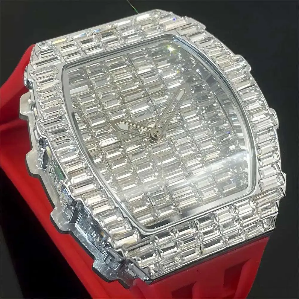 MISSFOX Tonneau Quartz Watch with Decorative Bezel