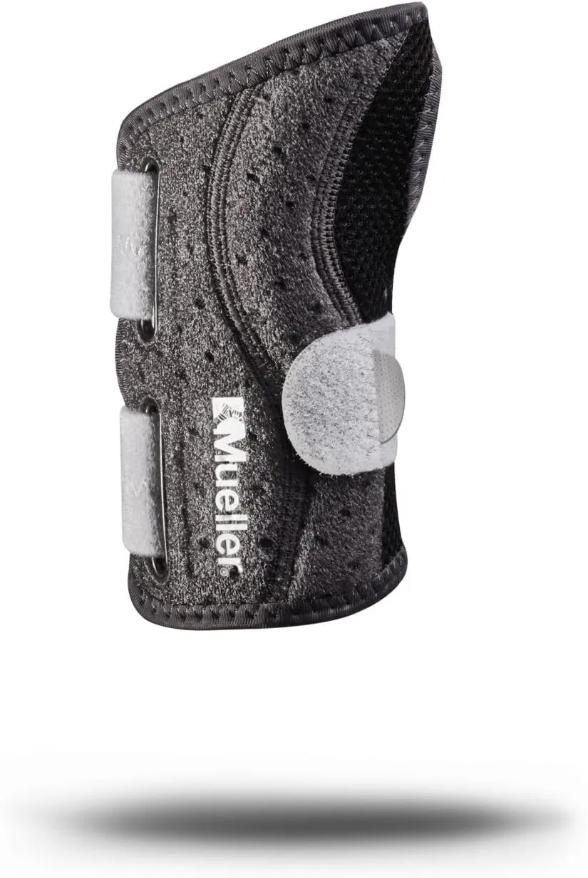 MUELLER Sports Medicine Adjust-to-Fit Wrist Brace, Wrist Pain Relief Support for Men and Women, Ideal for Carpal Tunnel, Tendinitis, Arthritis, One Size