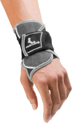 MUELLER Sports Medicine Hg80 Premium Wrist Brace, Wrist Pain Relief Support for Men and Women, Ideal for Carpal Tunnel, Tendinitis, Arthritis, Black/Gray