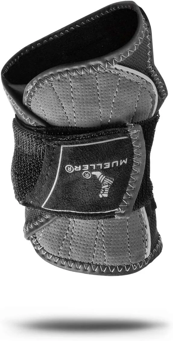MUELLER Sports Medicine Hg80 Premium Wrist Brace, Wrist Pain Relief Support for Men and Women, Ideal for Carpal Tunnel, Tendinitis, Arthritis, Black/Gray