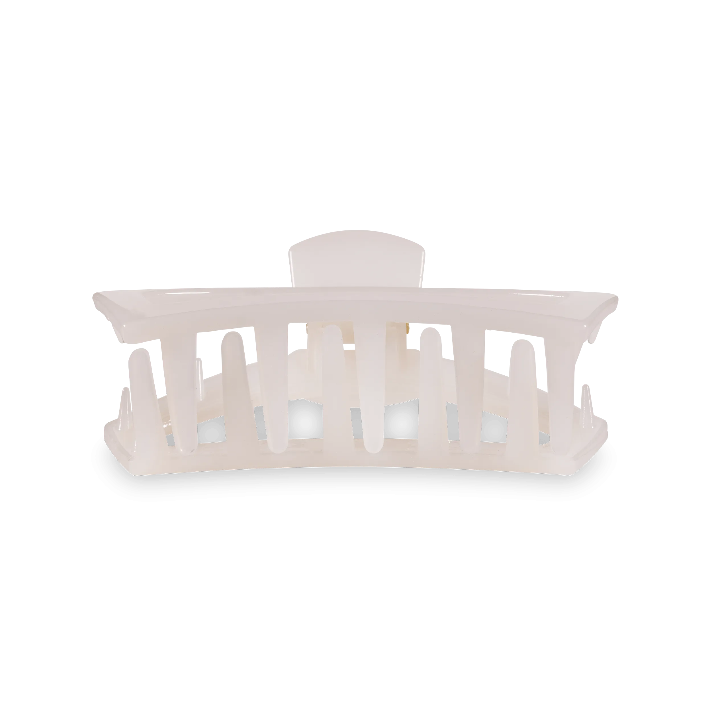 Open Coconut White Medium Hair Clip