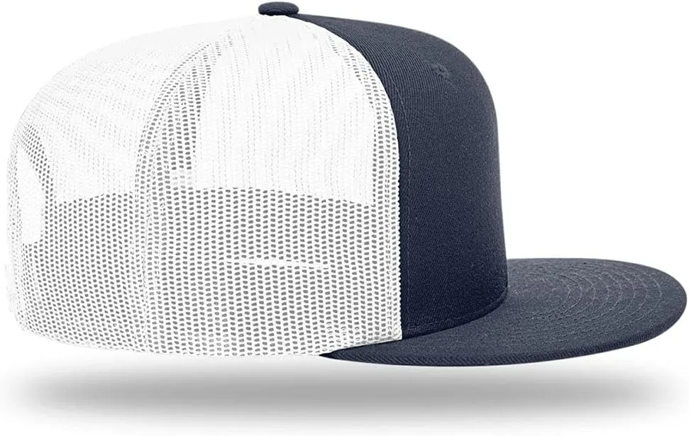 Our True God 70X7 Seventy Times Seven Flatbill Christian Trucker Hat - Adjustable Snapback Hat - Mesh Side for Casual Wear