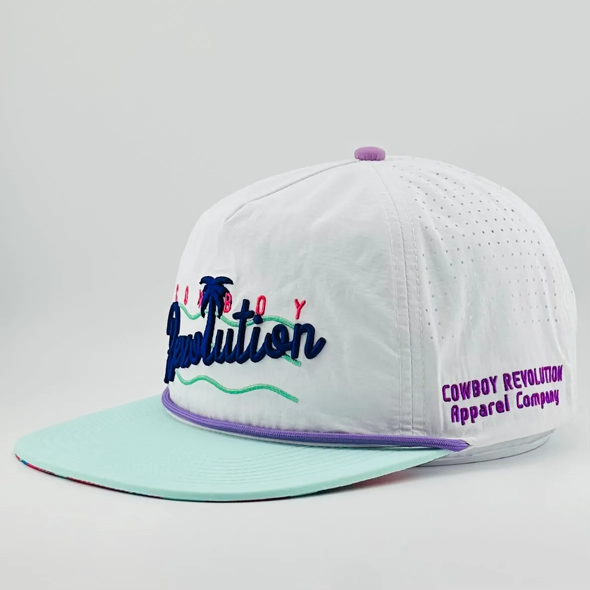 “PALM TREE LOGO” - COWBOY REVOLUTION 5-PANEL NYLON HAT