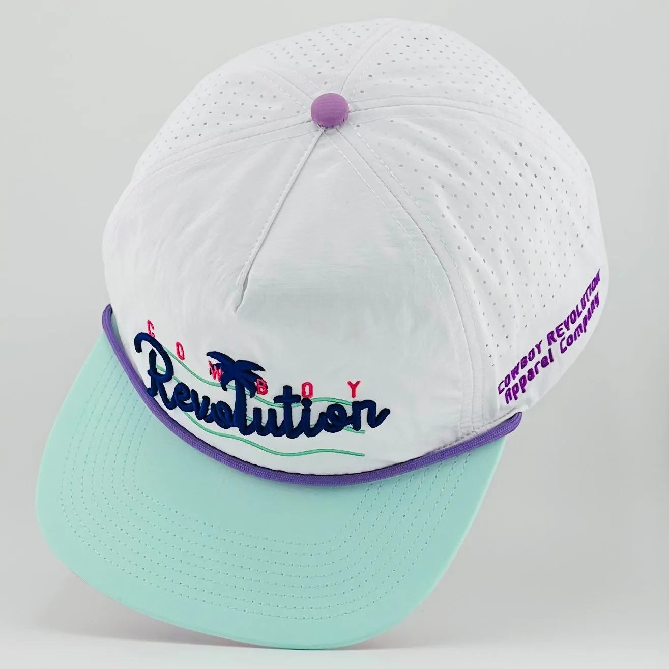 “PALM TREE LOGO” - COWBOY REVOLUTION 5-PANEL NYLON HAT