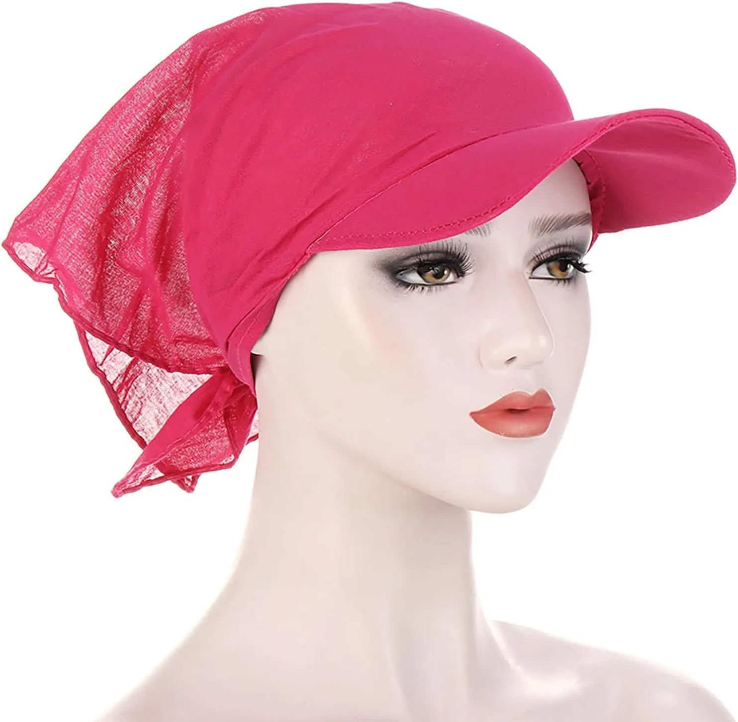 Pre Tied Head Scarves Slip On Chemo Beanie Hat Covers Cap for Women Bandana Hair Loss Headwear Beanie Hat