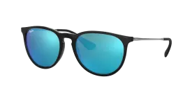 RAY BAN ERIKA BLACK | BLUE MIRROR