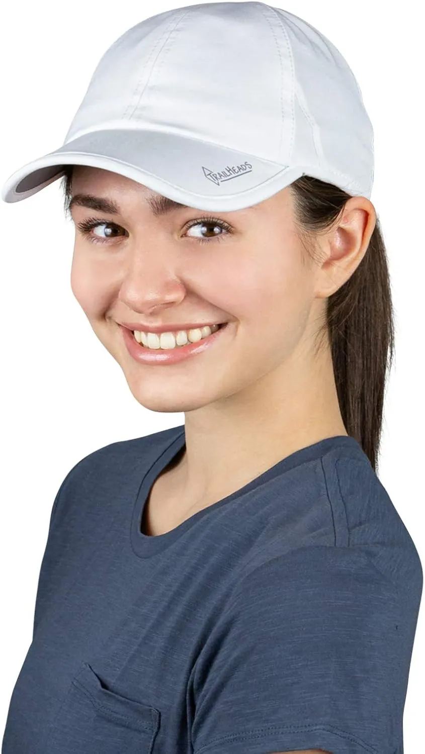 TrailHeads UV Protection Running Hats for Women, 50  UPF - Summer Hats for Women Baseball Cap - Tennis, Golf, Gym, Workout