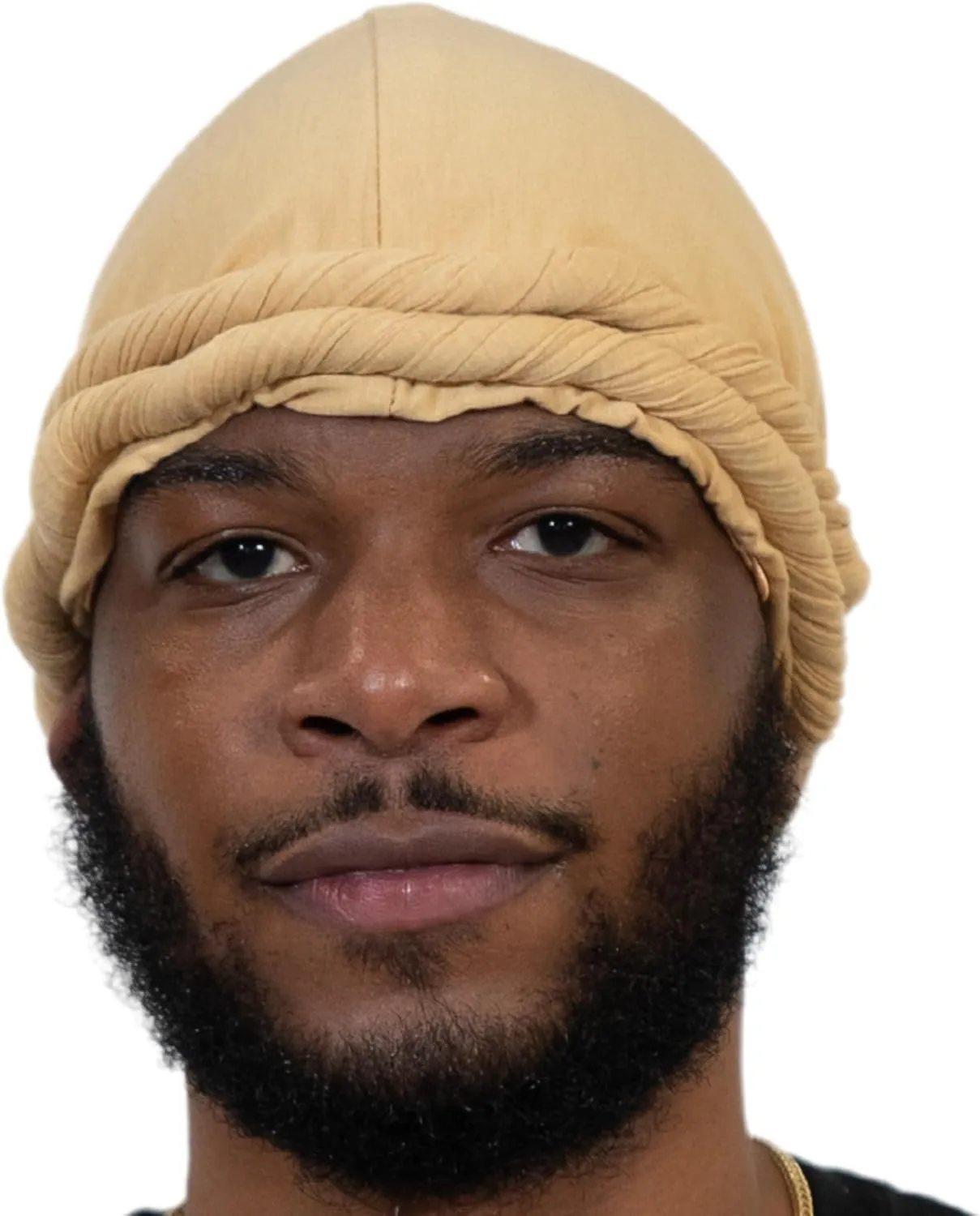 Veeta Superior Halo Turban Silk Satin Lined Head Wrap, Pre-Tied Turban for Men & Women, Turban Durag Wave Cap