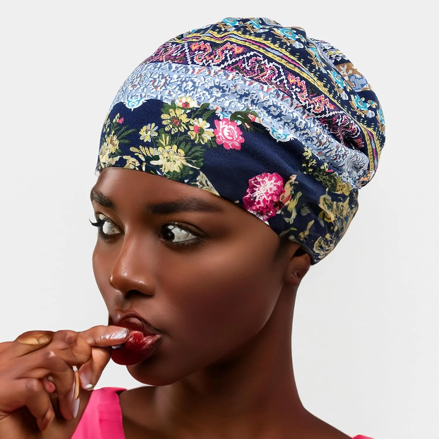 Women's Baggy Casual Chemo Beanie Hats Headwear Caps