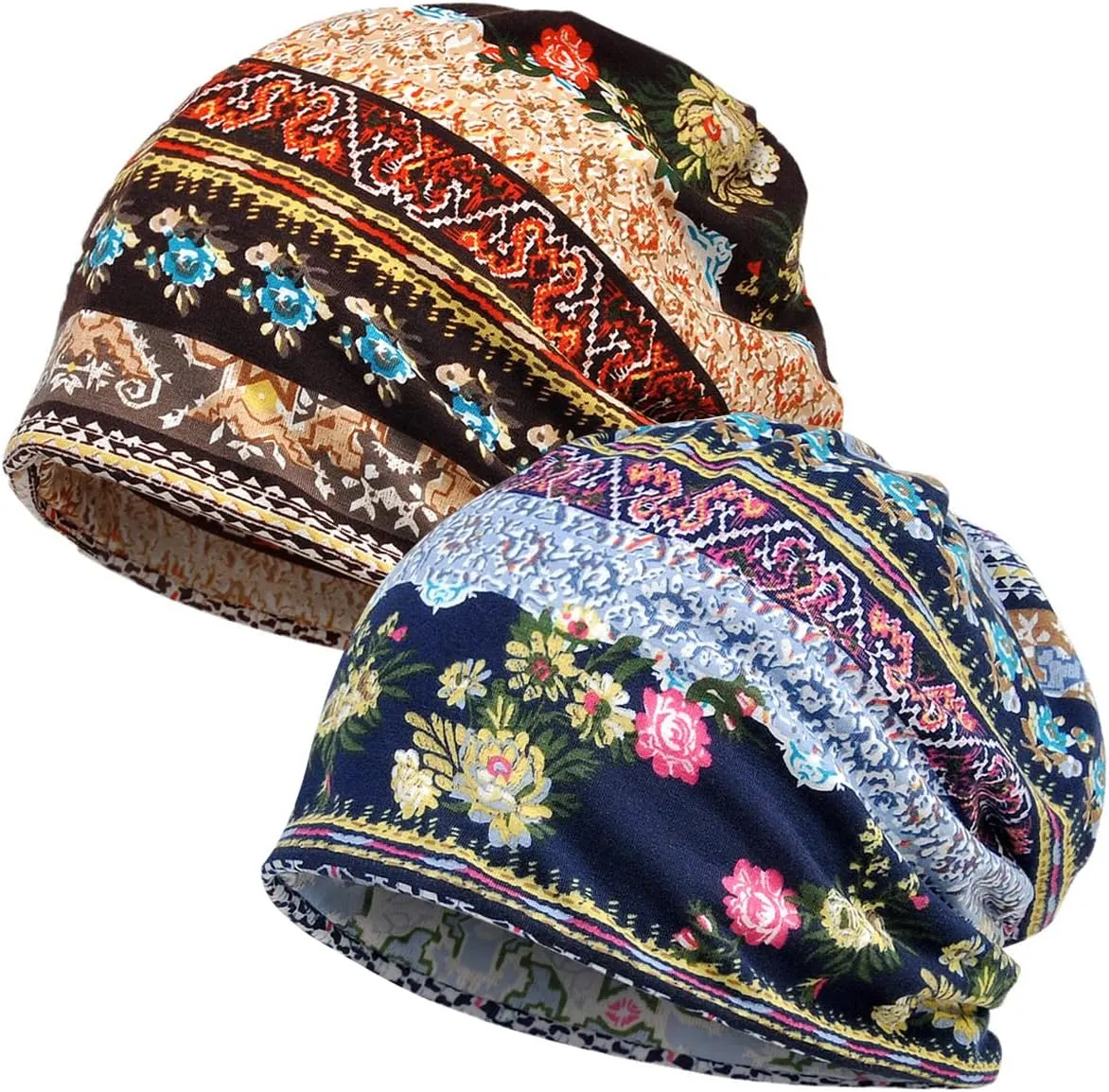 Women's Baggy Casual Chemo Beanie Hats Headwear Caps